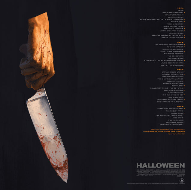 Halloween (2018) Expanded 2xLP