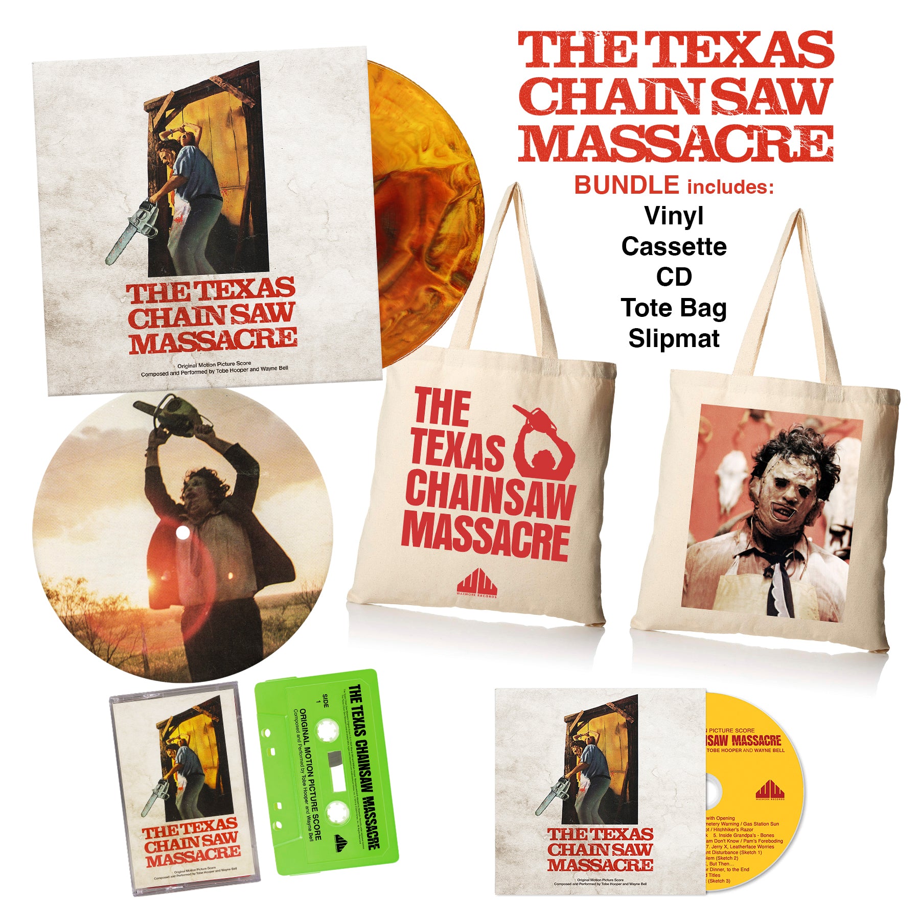 THE TEXAS CHAIN SAW MASSACRE レコード The Texas Chain Saw Massacre – Waxwork Records