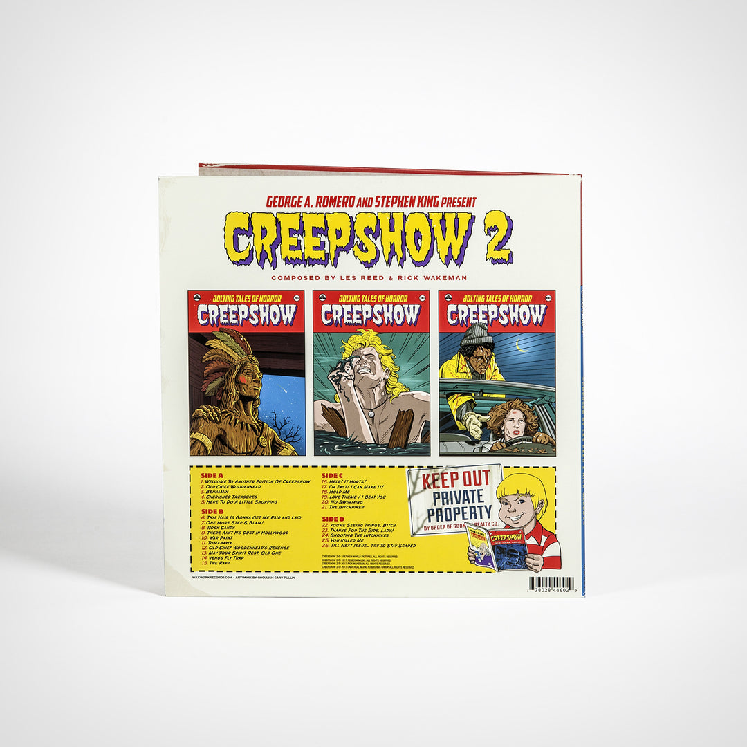 Creepshow 2 Soundtrack [The Raft Vinyl] LP Record Album Waxwork top Creep Show Oop