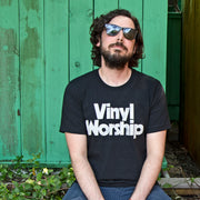 Vinyl Worship T-shirt (Vintage Black)